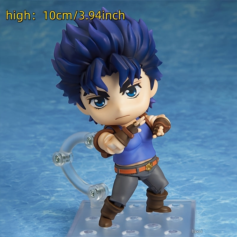 Tamnoplava Q-Verzija Anime Figura - PVC Materijal, Anime Stil Kolekcionarski Model, Lik za Ljubitelje Animea, Poklon za Božić/Noć Veštica