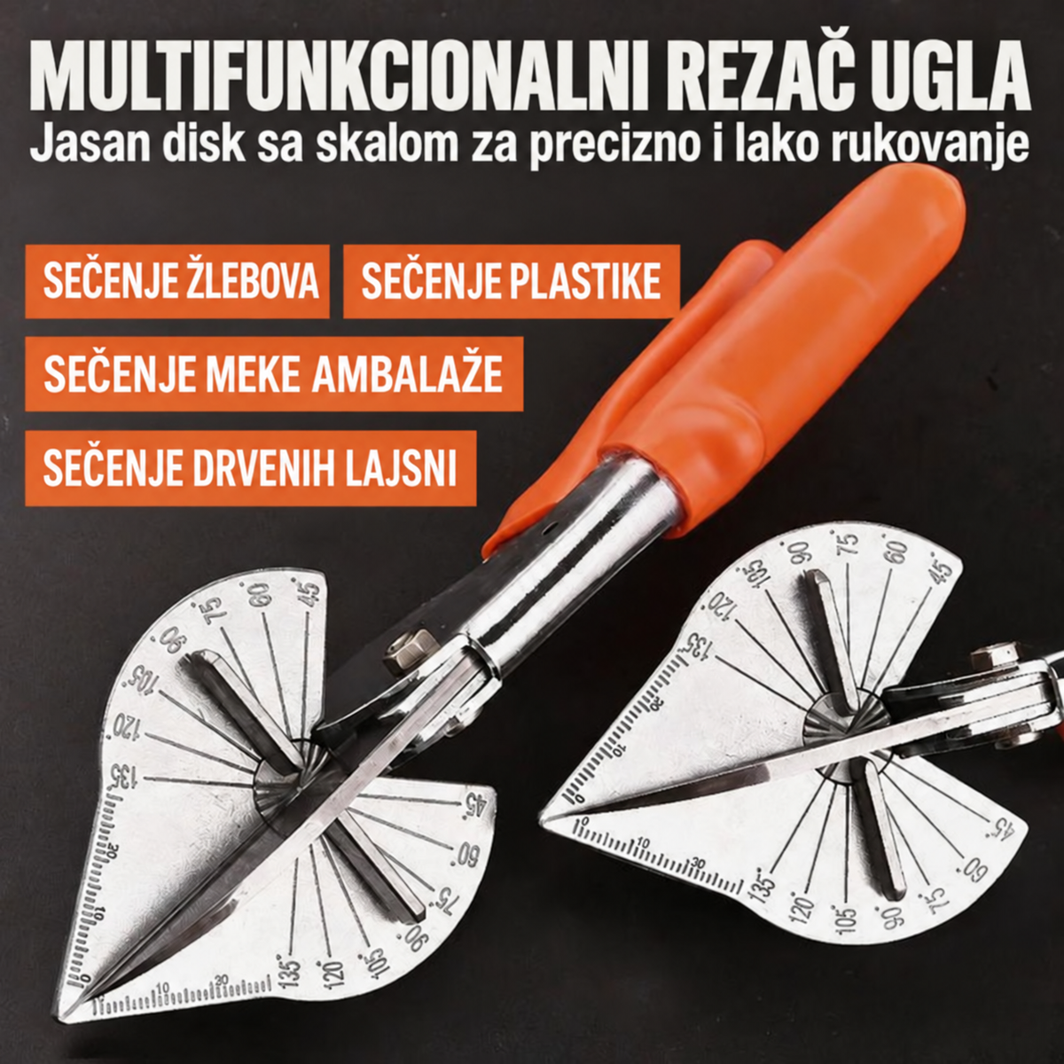 Stolarski sekač pod uglom