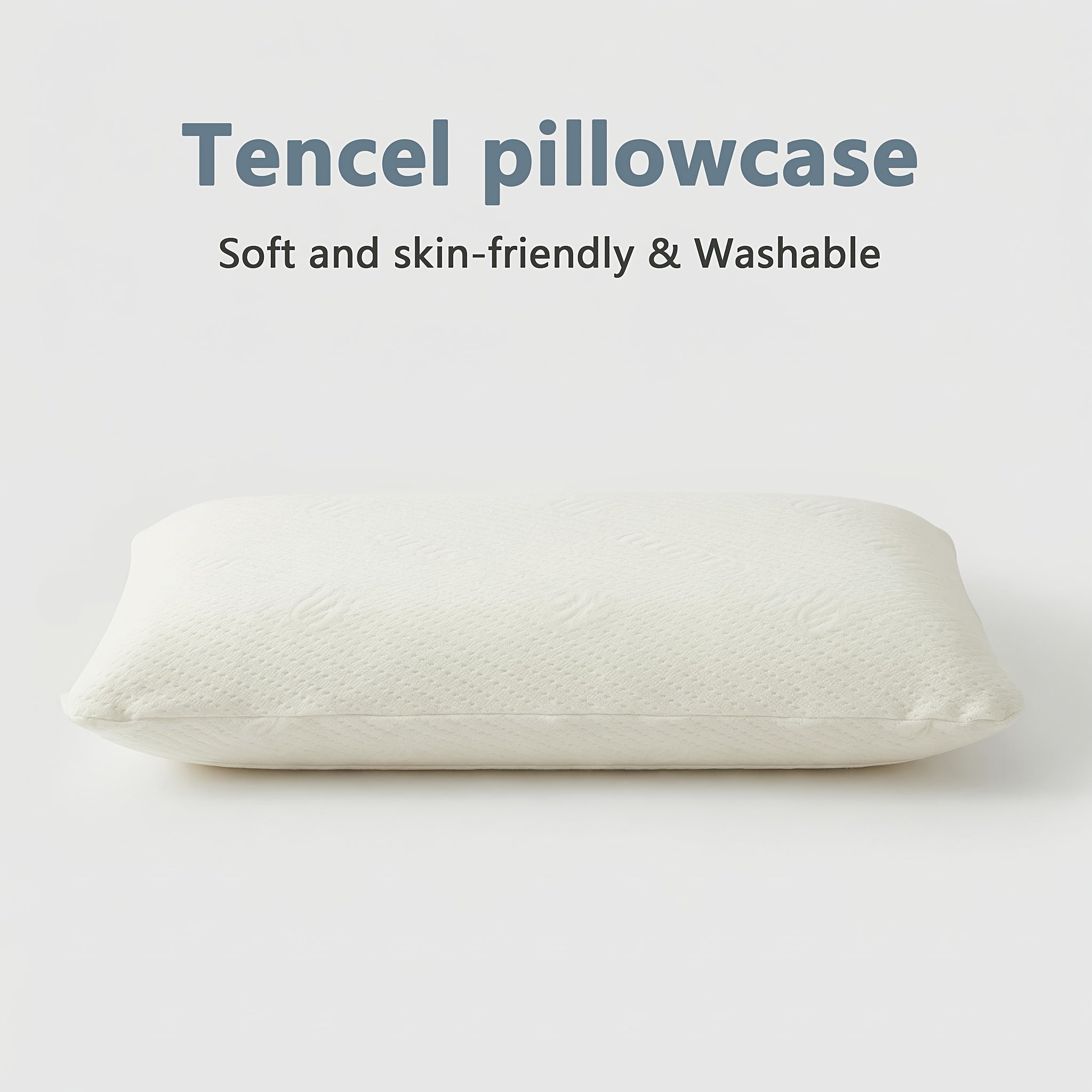 A TALALAY Natural Latex Pillow, Bread Structure Large Size Latex Pillow, Talalay Process Physical Foaming Is Healthier, High Elasticity, Soft And Q-Elastic to The Touch with Support
