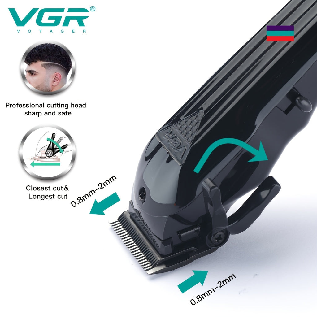 Vgr-282 [Ekskluzivno za muškarce] Alat za šišanje koji nudi praktično punjenje za šišanje i brijanje. Sa izdržljivim dizajnom, pogodan je za podrezivanje brade, dlačica na licu i tela, čineći ga savršenim izborom za muškarce