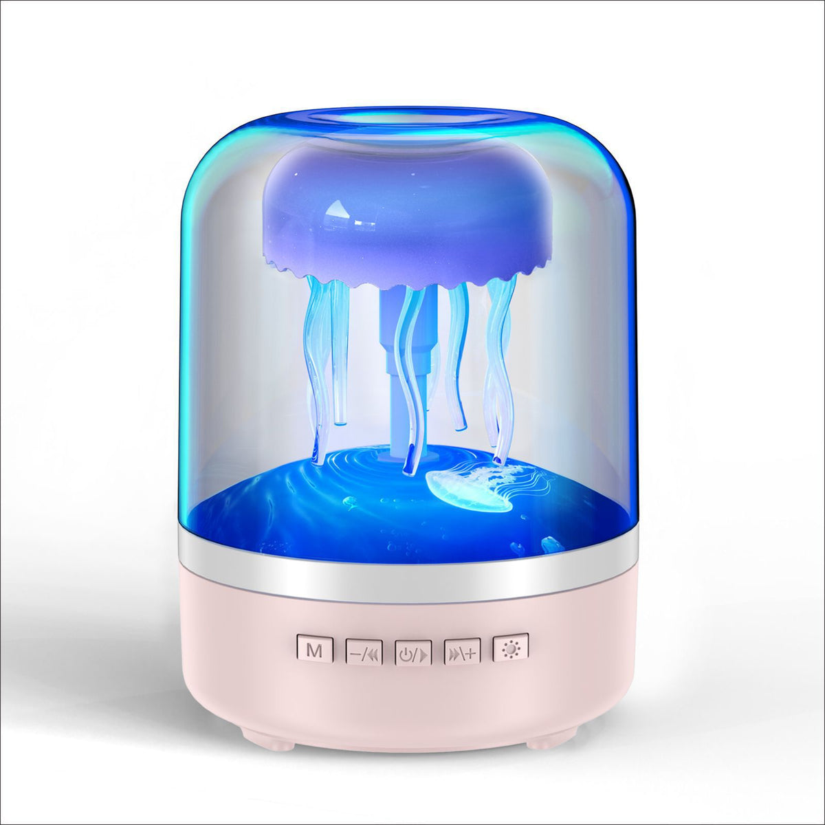 Luminisana kreativna RGB lampa 4. generacije u obliku meduze, desktop subwoofer sa belim šumom i Bluetooth zvučnikom