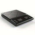 1 kom 3kg Digitalna Hronografska Stona Vaga za Kafu Elektronska Vaga 0.1g Kućna Vaga za Pečenje Dodirna Vaga za Merenje Prašine
