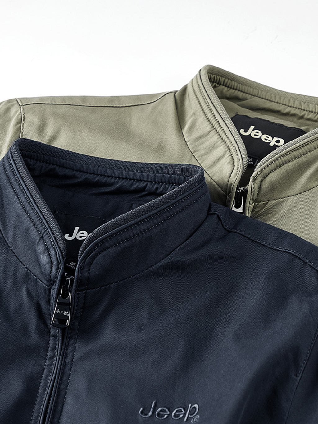 Jeep Osnovna Jednobojna Jakna sa Vezanim Logom, Topla Jednoslojna Trenerka, Jesen/Zima Spoljna Odeća