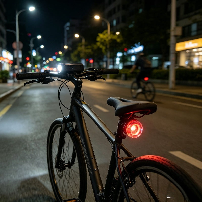 LED set prednjih i zadnjih svetala za bicikl za noćnu vožnju i sigurnosno upozorenje