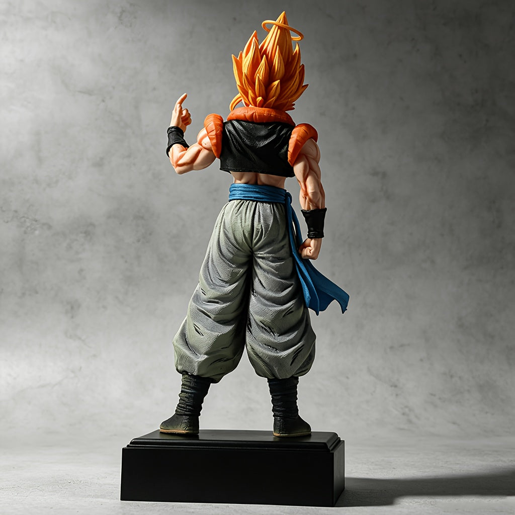Dragon Ball Gogeta Super Saiyan 33CM Anime Figure - Collectible Statue with Golden Halo 735G | Anime Figures, PVC Action Figure, Room Decoration, Collectible Toys, Dragon Ball Characters, Anime Fan Gift