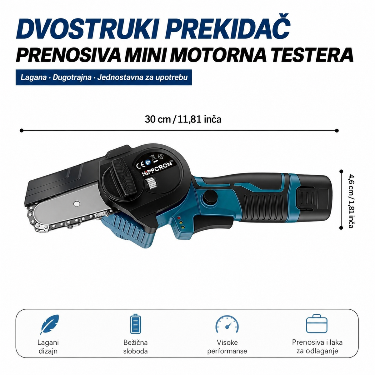 električna motorna testera