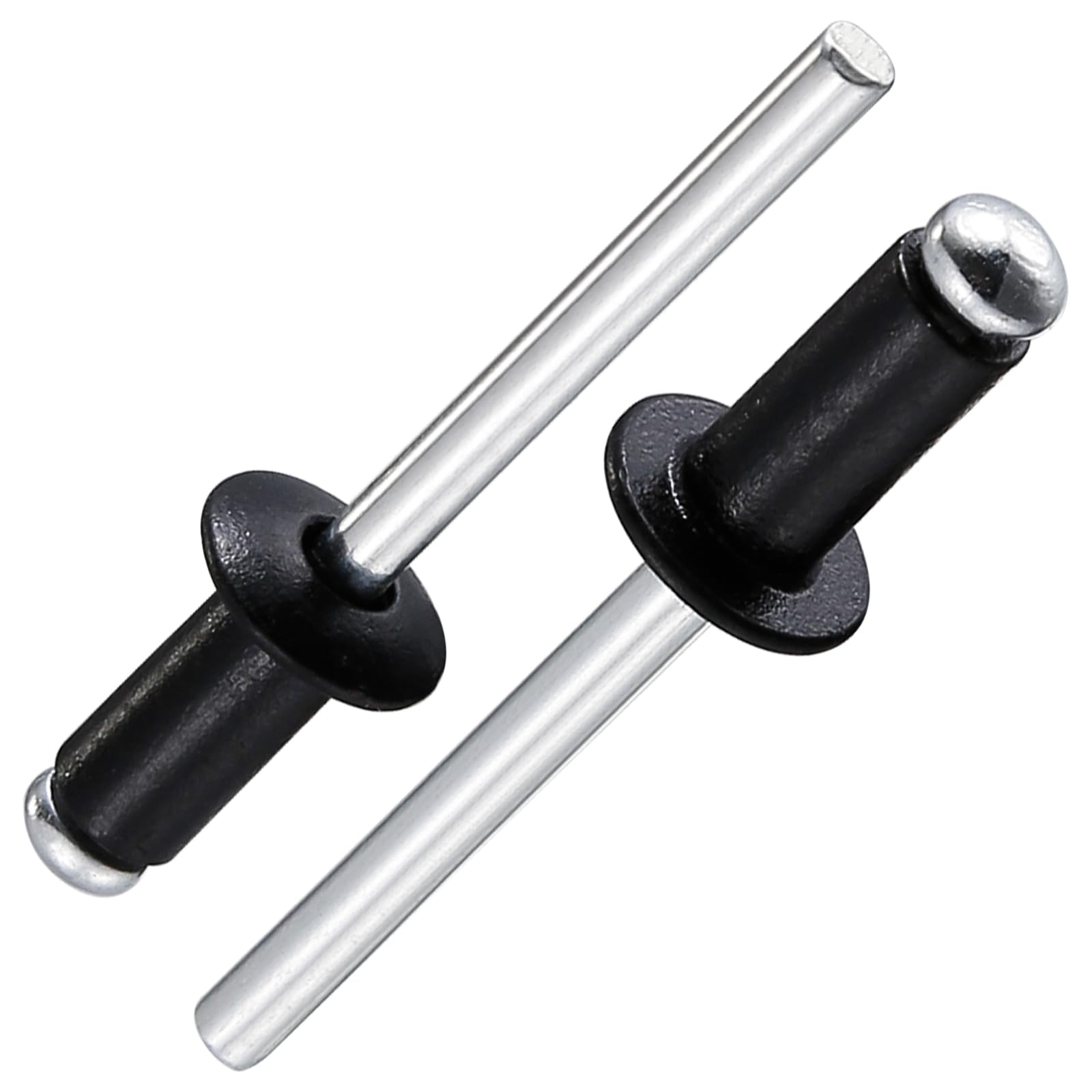 Wensilon(80Pcs) Aluminum blind pro Rivets Kit,Aluminum Grip and Steel Mandrel Set