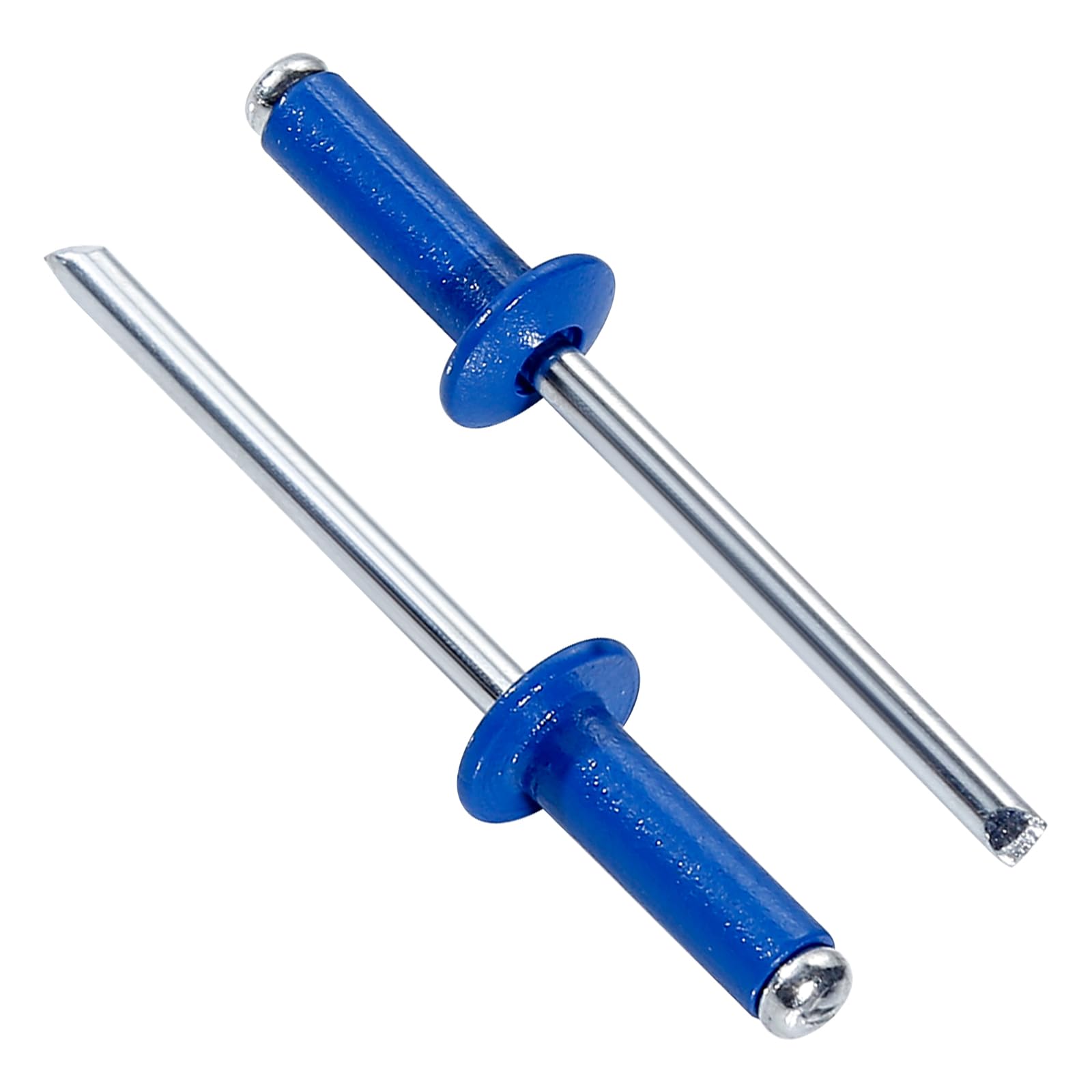 Wensilon(80Pcs) Aluminum blind pro Rivets Kit,Aluminum Grip and Steel Mandrel Set