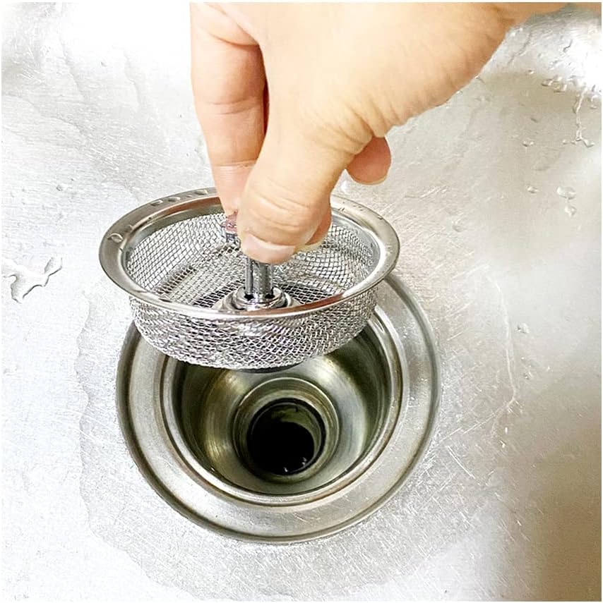 1PCS Stainless Steel Kitchen Sink Strainer 83×44×35mm