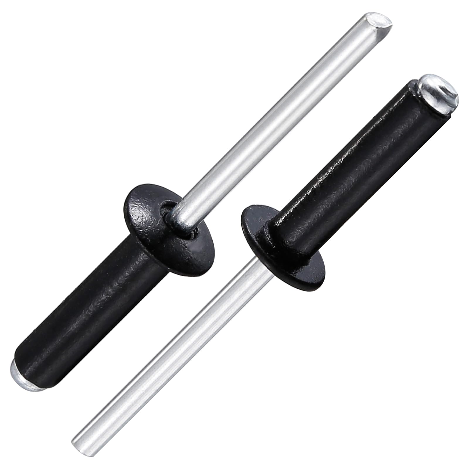 Wensilon(80Pcs) Aluminum blind pro Rivets Kit,Aluminum Grip and Steel Mandrel Set