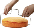 Baking Adjustable 2-Wire Layer Cake Cutter Leveler, Stainless Steel, 13.3-Inches x 6.7-Inches