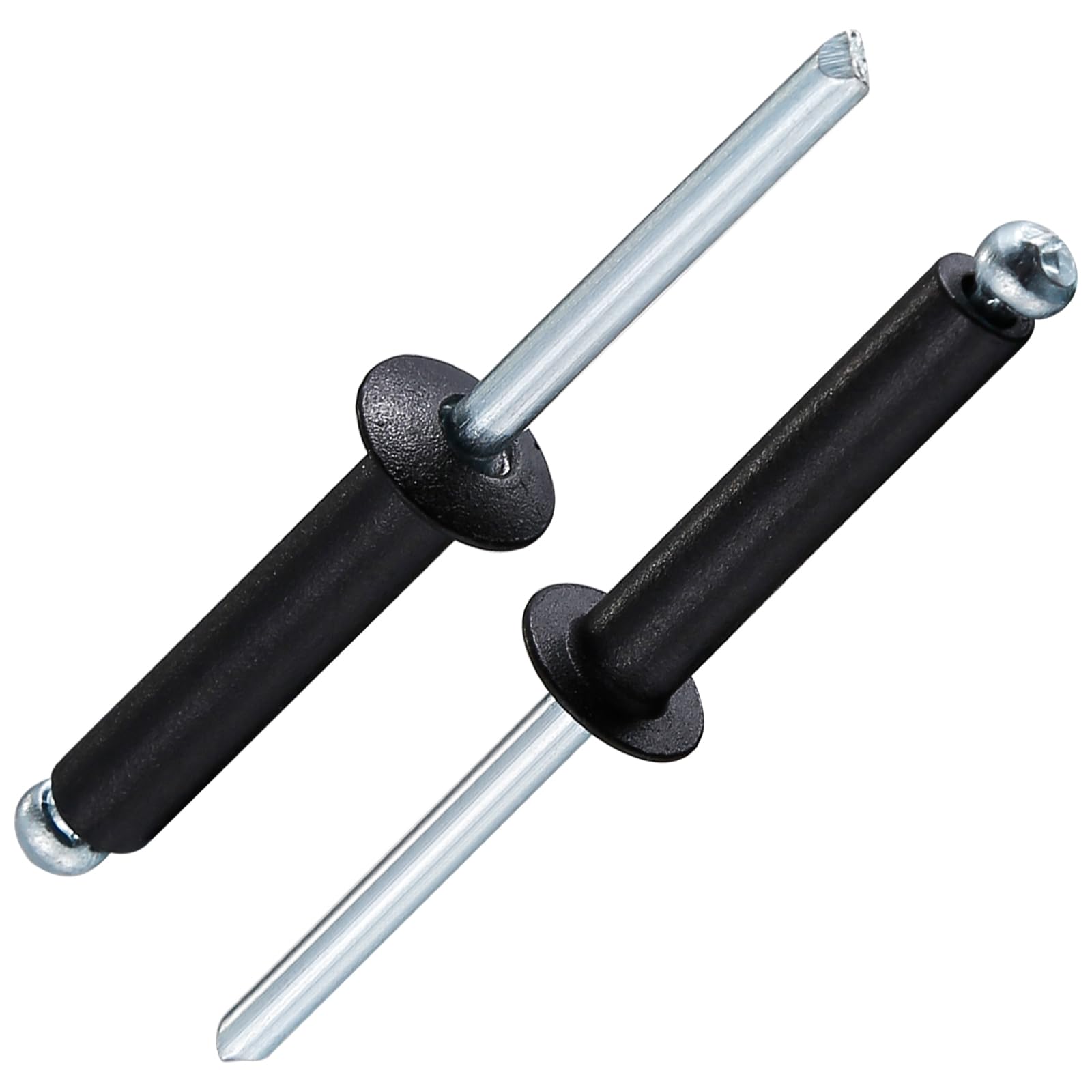 Wensilon(80Pcs) Aluminum blind pro Rivets Kit,Aluminum Grip and Steel Mandrel Set