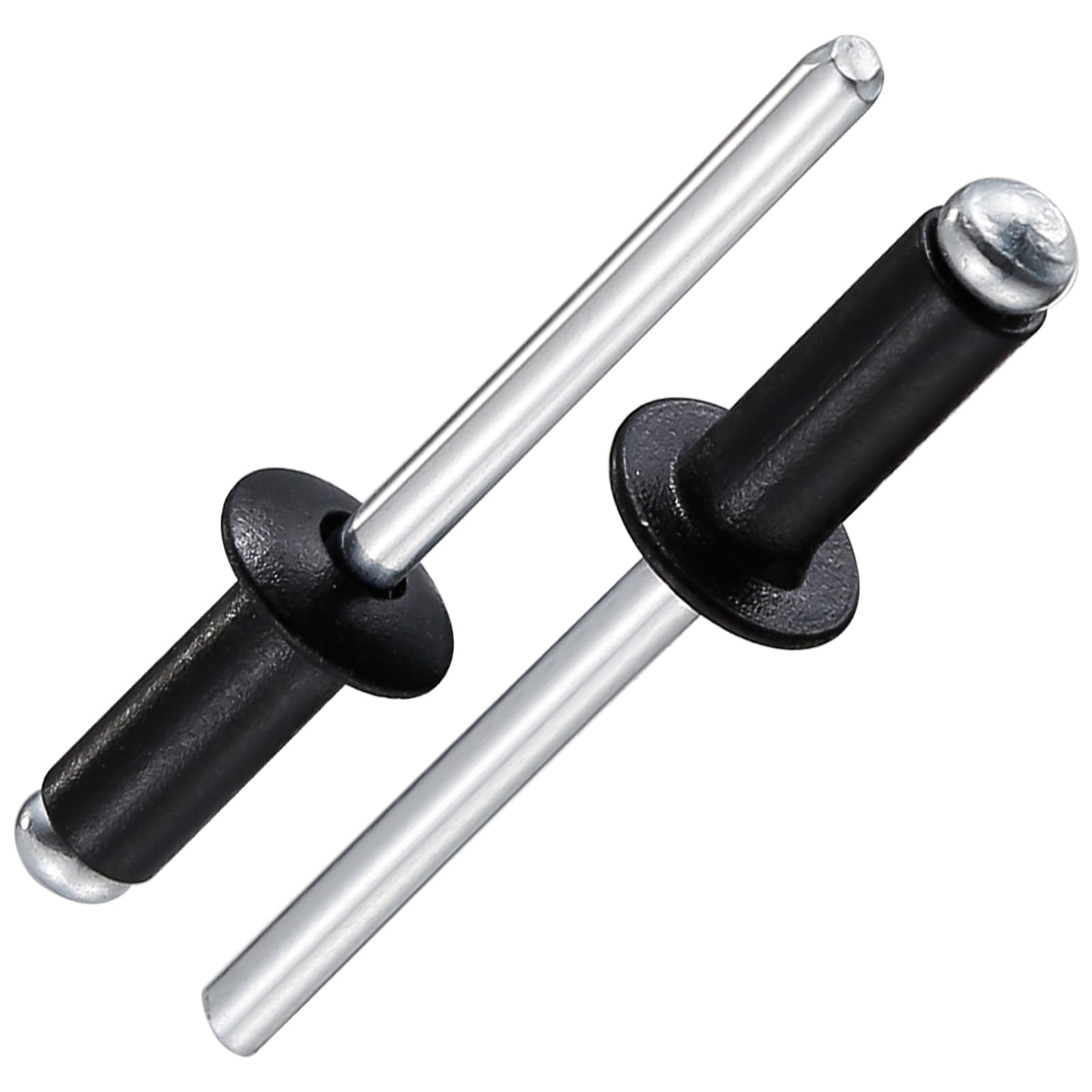 Wensilon(80Pcs) Aluminum blind pro Rivets Kit,Aluminum Grip and Steel Mandrel Set