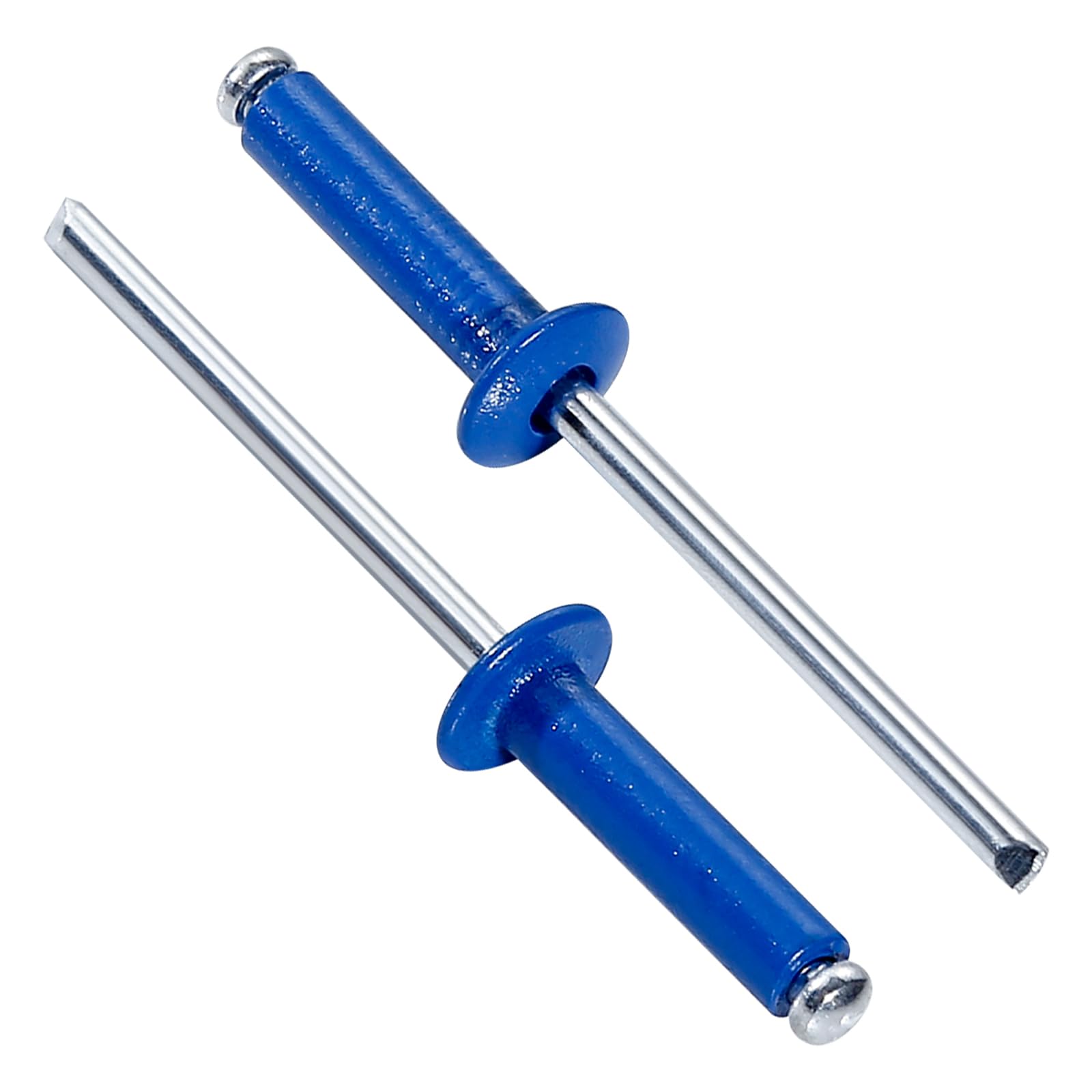 Wensilon(80Pcs) Aluminum blind pro Rivets Kit,Aluminum Grip and Steel Mandrel Set