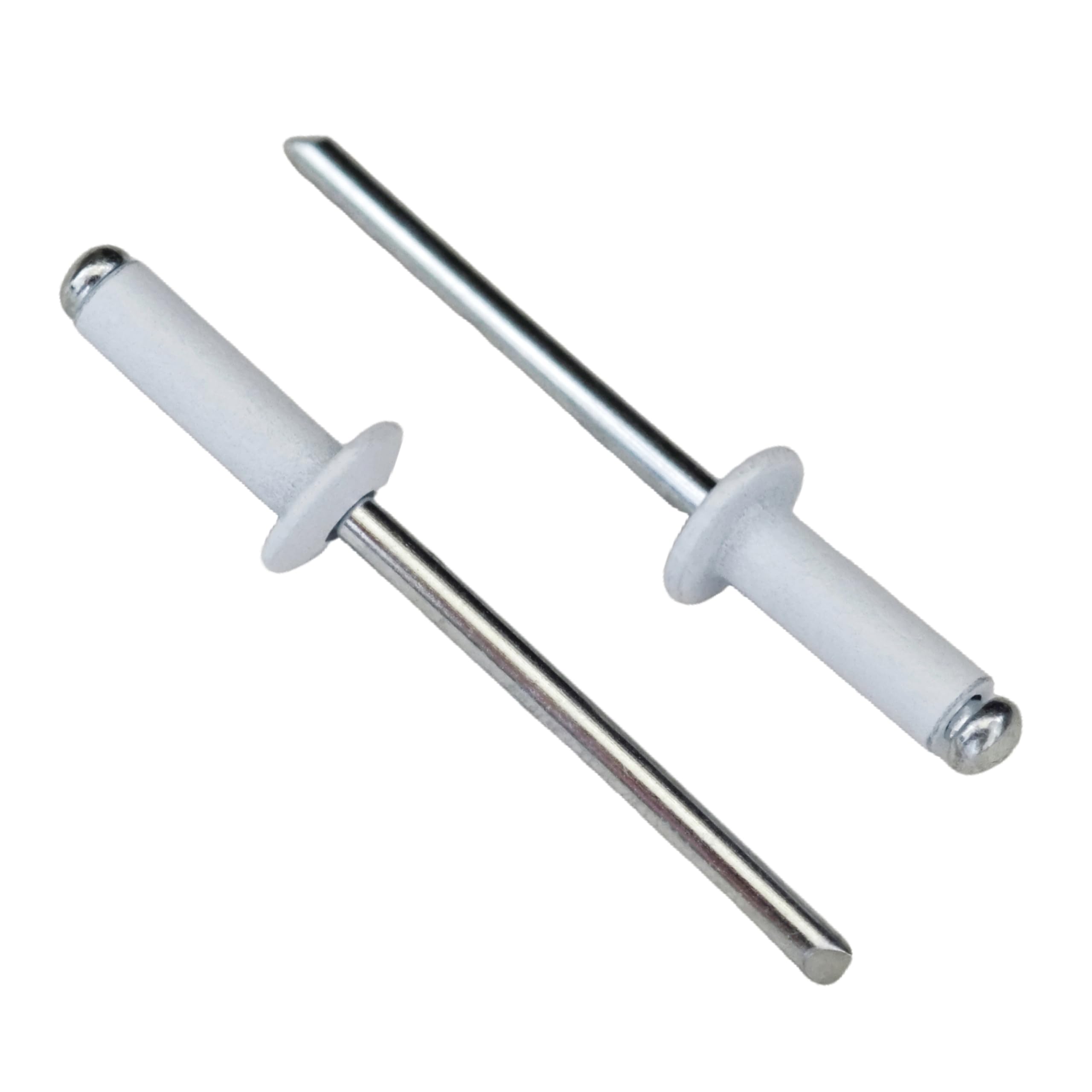 Wensilon(80Pcs) Aluminum blind pro Rivets Kit,Aluminum Grip and Steel Mandrel Set