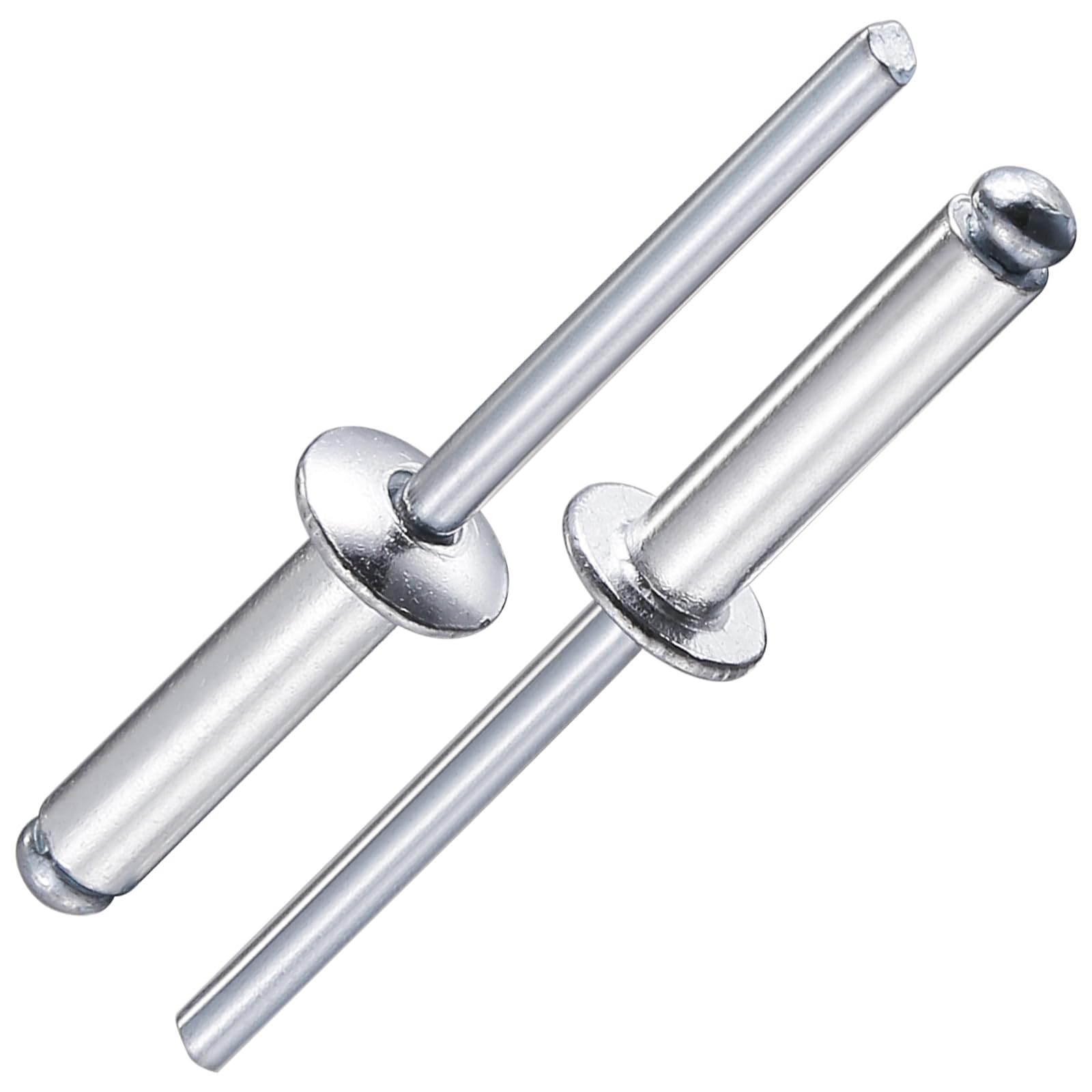 Wensilon(80Pcs) Aluminum blind pro Rivets Kit,Aluminum Grip and Steel Mandrel Set