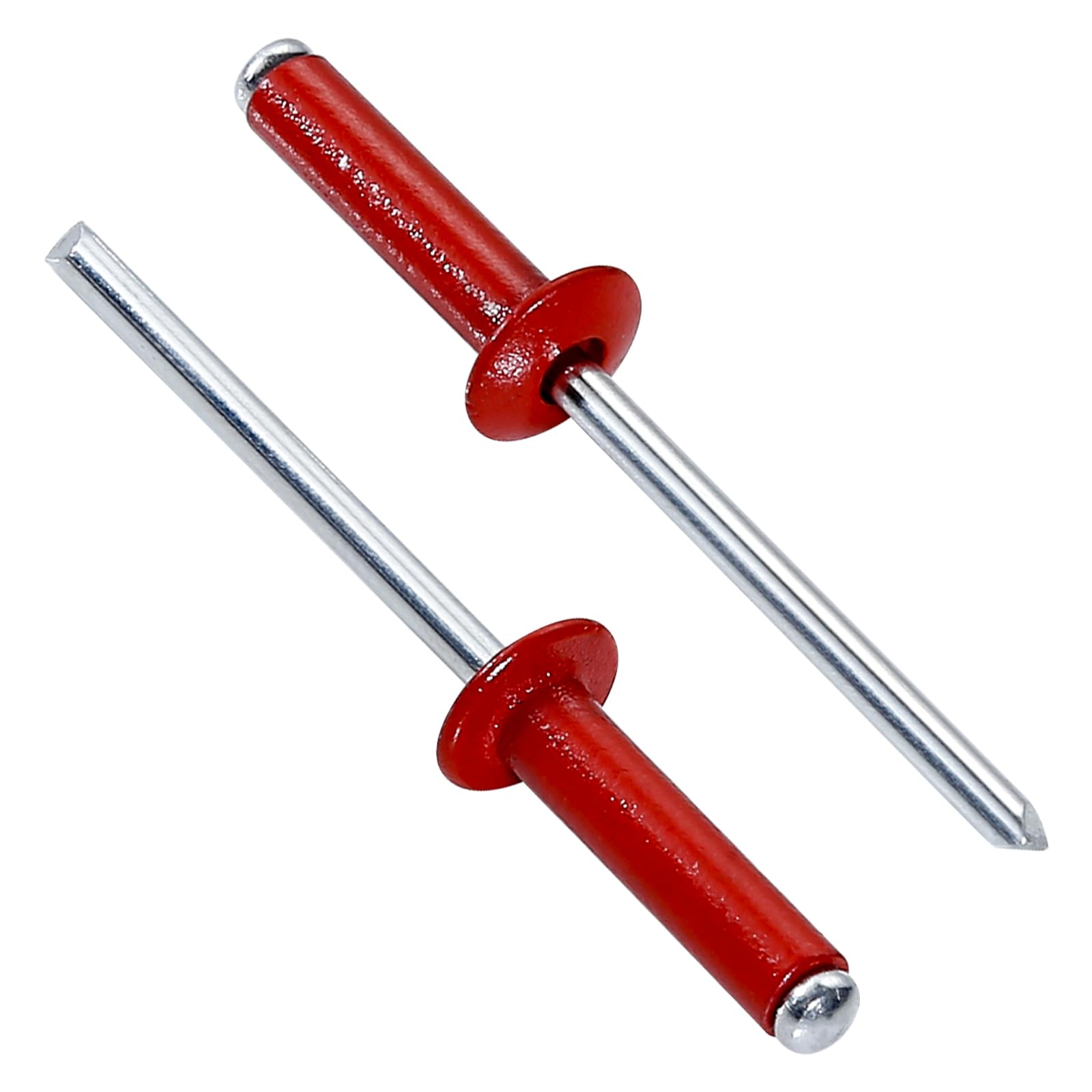 Wensilon(80Pcs) Aluminum blind pro Rivets Kit,Aluminum Grip and Steel Mandrel Set