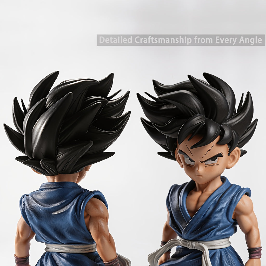 25.91cm Heavyweight Solid PVC Statue (764g), Premium Anime Action Figure with Battle-Damaged Diorama Base & 2 Interchangeable Heads
