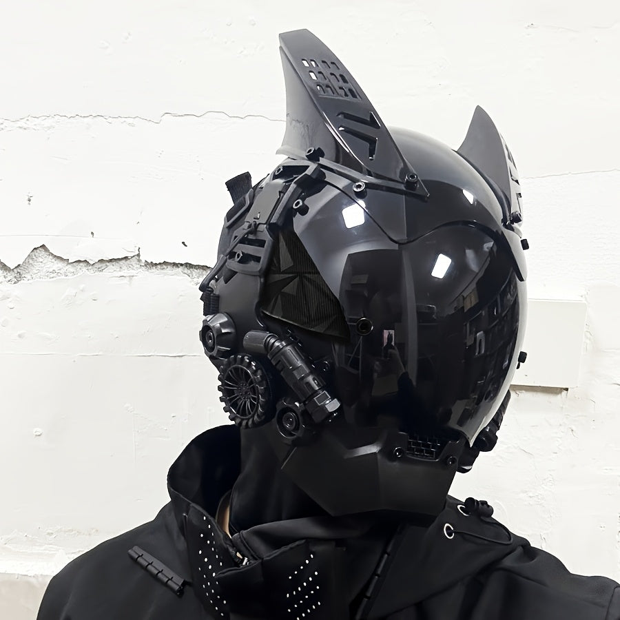 1 kom DOLEDOLEN Cyberpunk maska, velika maska iz stripa, Maska, Maska smrti, nezastrasujuće lobanje za Noć veštica za muškarce, maske smrti, maska lika