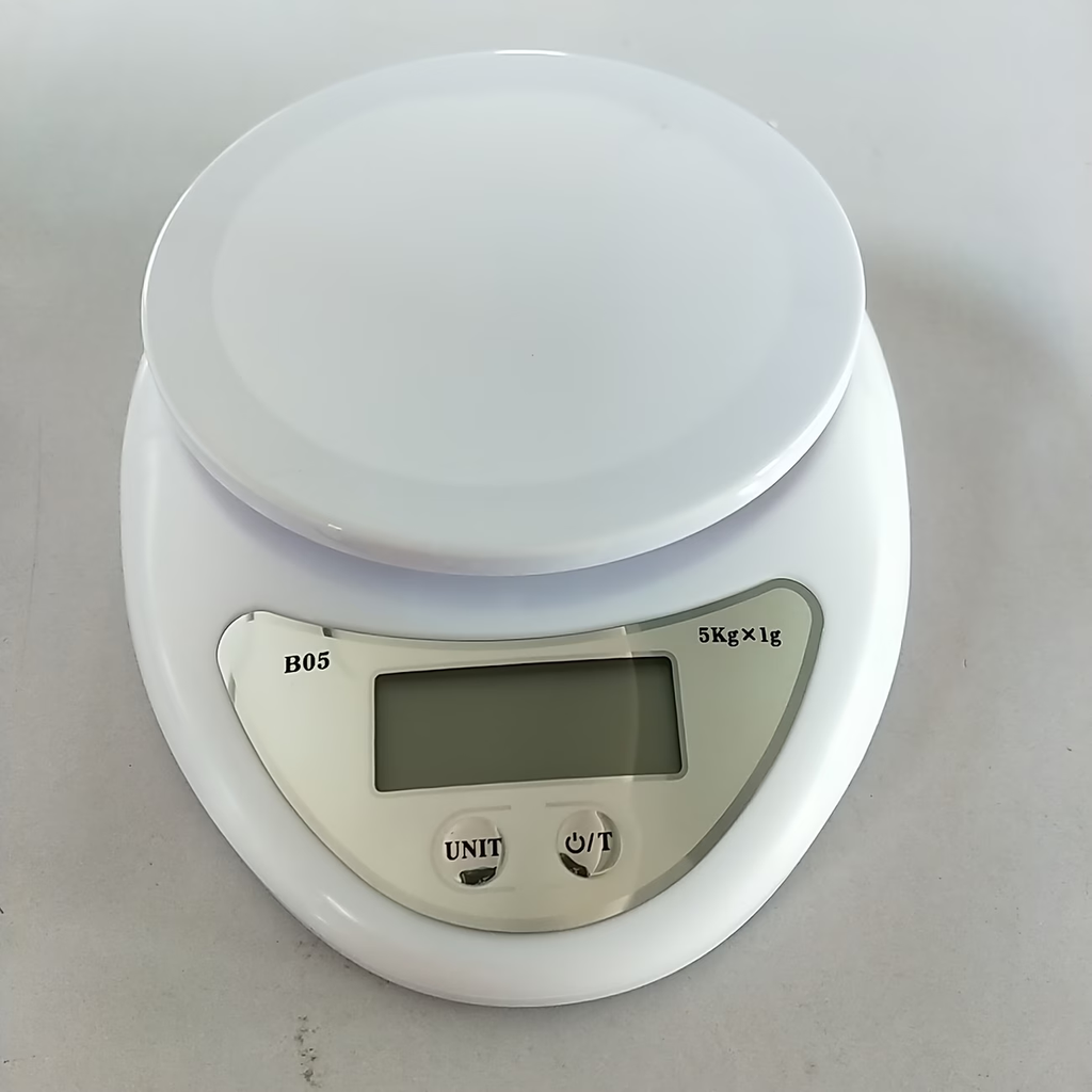 Prenosiva elektronska kuhinjska vaga 5 kg/1 g (baterije nisu uključene)