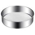 Patelai 1 Pc Stainless Steel Round Flour Sifter Sieve Fine Mesh for Bake Decorate Cakes, Pies, Pastries, Cupcakes (8 Inch 60 Mesh)