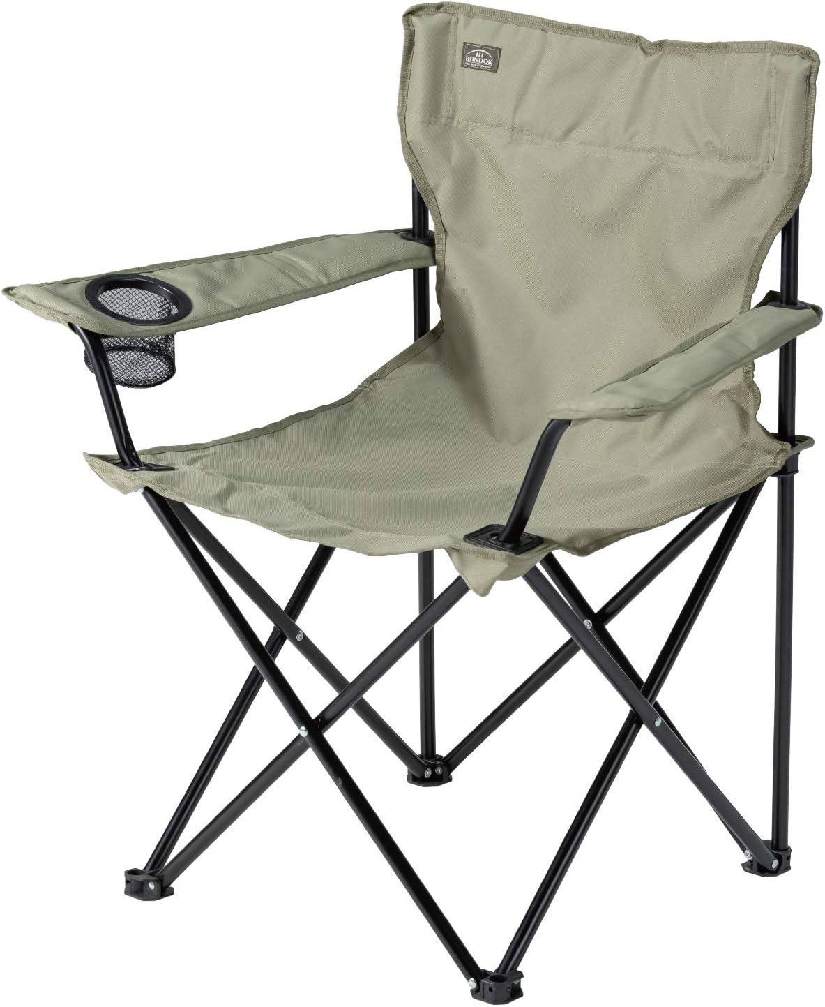 BUNDOK BD-187WG Lounge Chair, Warm Gray, Leisure, Outdoors, Fishing, Watching Sports, Closing Type, Compact