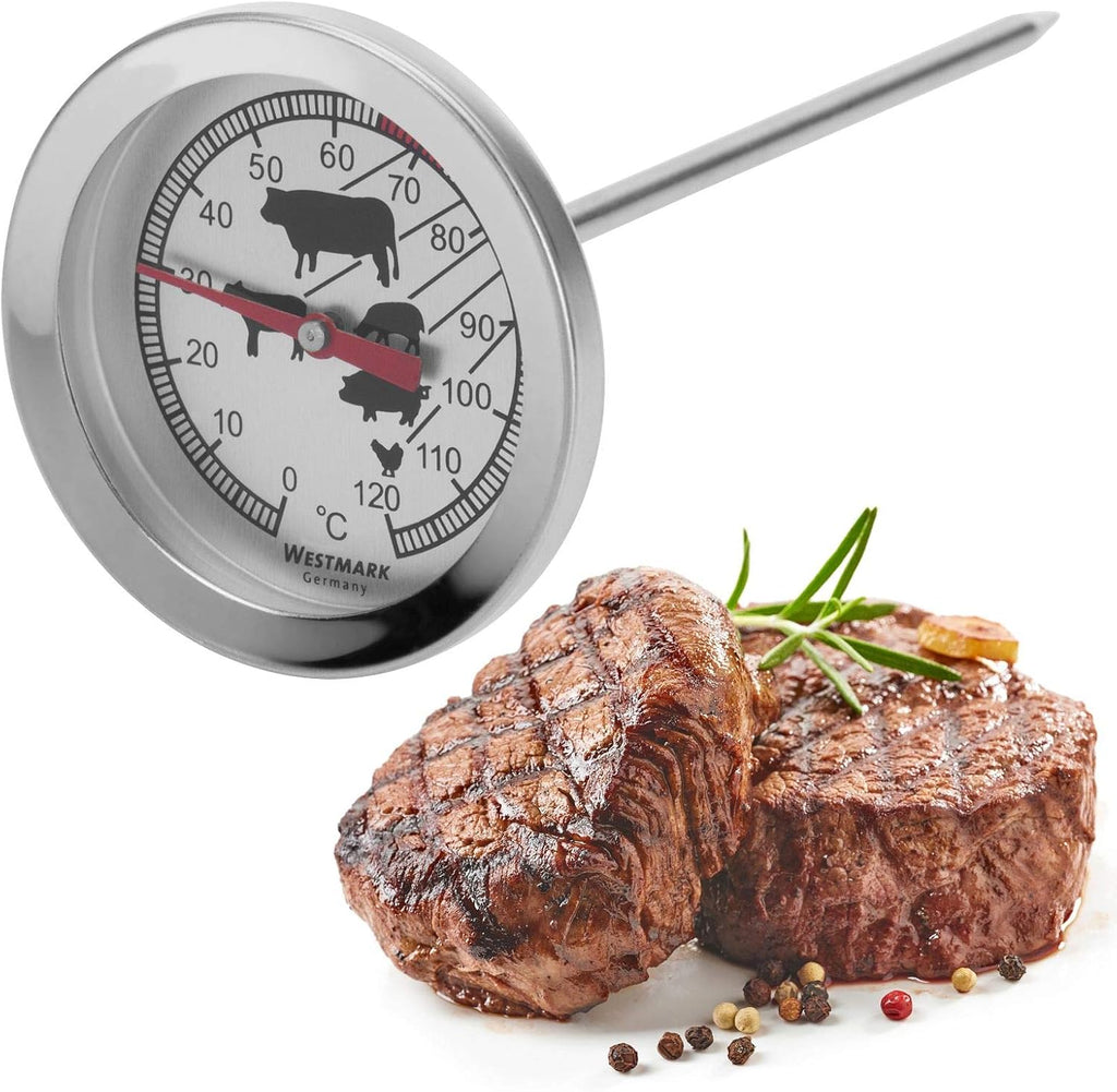 Westmark Roasting Thermometer, 5.5 x 2.2 x 2.2 inches, Stainless Steel