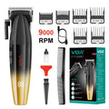 VGR 003 Fresh Fade Hair Clipper, Professional Hair Trimmer, Cord/Cordless Rechargeable Hair Cutting Tools with LED Display, 9000 RPM Barber Clippers, Green