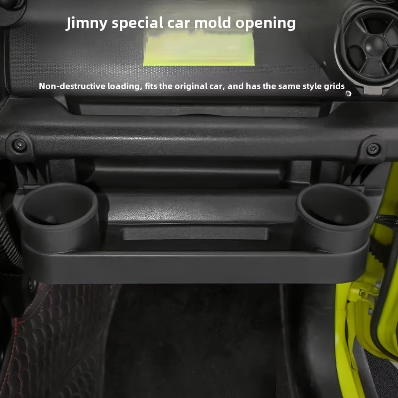 Co-Polit Centralna Konzola za Odlaganje za Suzuki Jimny JB64 JB74 2019 i Novije, 4X4 Organizator za Unutrašnjost Vozila sa Držačem za Čaše