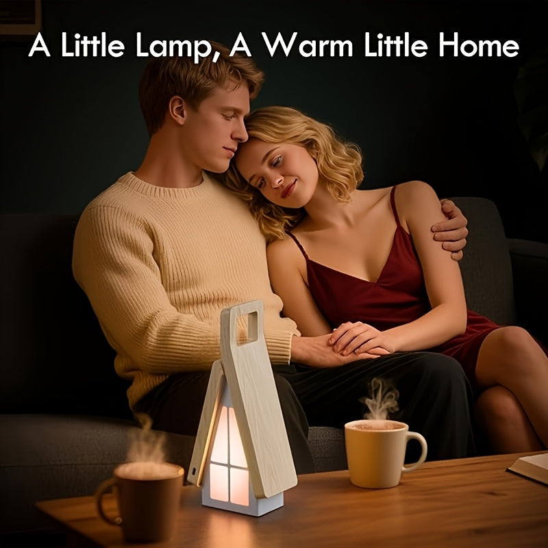 WILIT LED Stona Lampa Noćno Svetlo, Baterija 1800Mah, Dual Mode sa Noćnim Svetlom i Stonom Lampom, Podešavanje Osvetljenosti na 3 Nivoa. Kontrola na Dodir, Pogodna za Kancelariju, Spavaću Sobu. Dan Zaljubljenih, Dan Žena, Osnovni Poklon