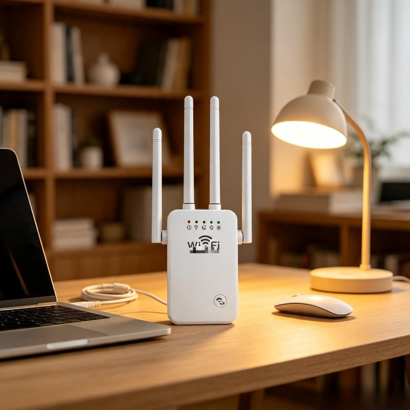 Pošiljka iz lokalnog skladišta, boja nasumična, bežični WiFi pojačivač od 300Mbps, bežični repetitor sa 4 antene, pojačivač WiFi signala za dom, podržava repetitor/ruter/AP mod, pogodan za korišćenje u kući i kancelariji