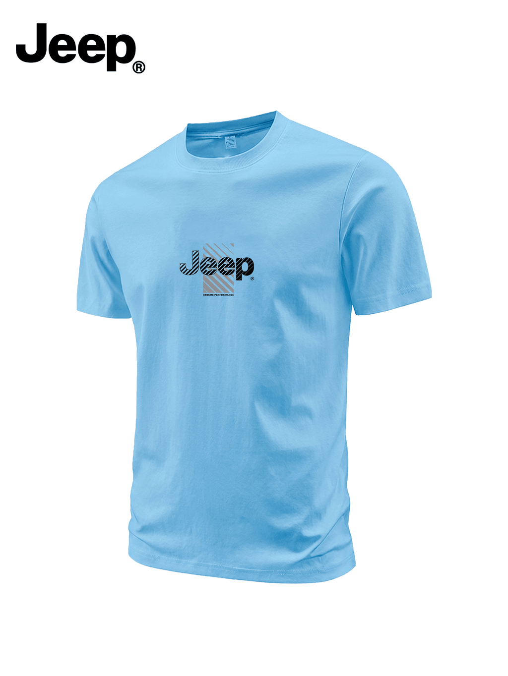 JEEP Proleće/Leto 2026 Nova Muška Majica Kratkih Rukava sa Olim Izrezom, Cityboy Stil, Raznovrsna, Moderna, Laka Štampa