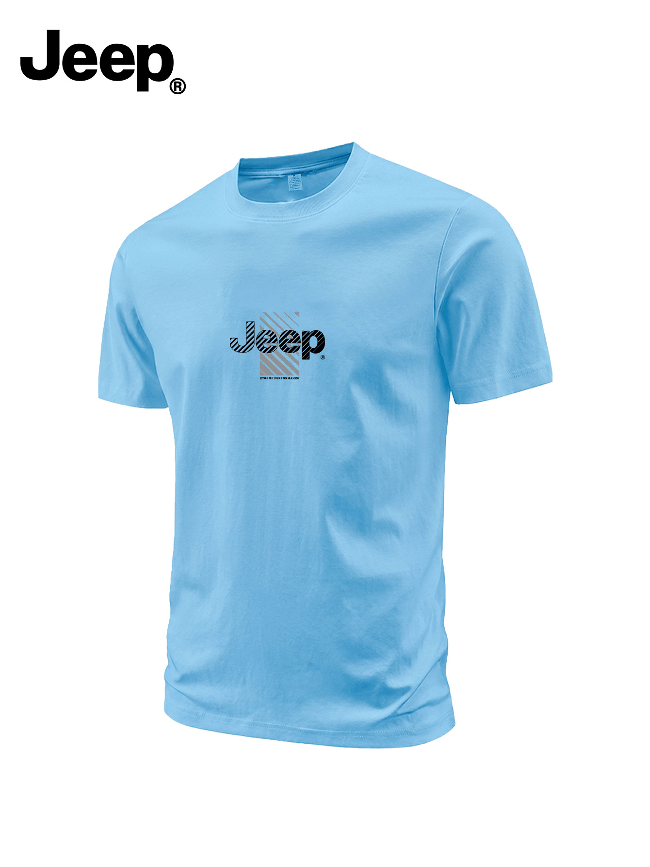 JEEP Proleće/Leto 2026 Nova Muška Majica Kratkih Rukava sa Olim Izrezom, Cityboy Stil, Raznovrsna, Moderna, Laka Štampa
