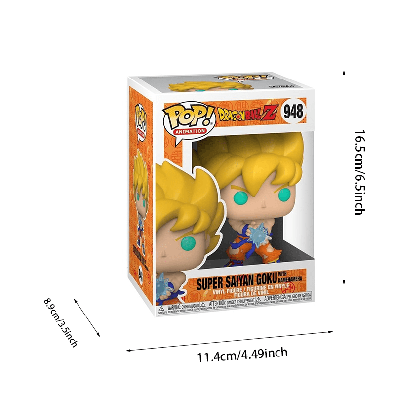 Funko Pop Collectible Toys Animation:  Z - SS Goku with Kamehameha Wave Multicolor, Collectable Vinyl Figure - Gift Idea - Official Merchandise - Anime Fans