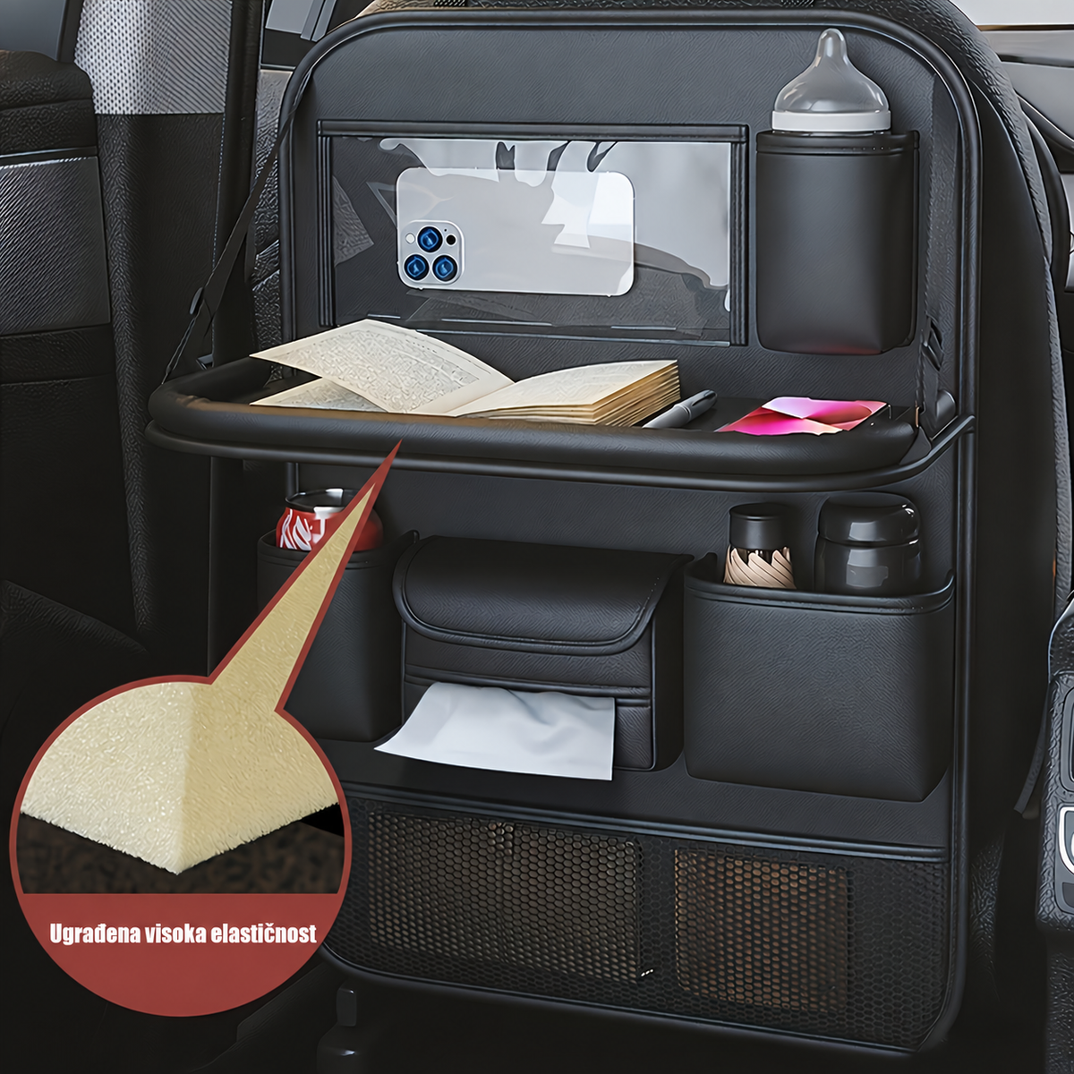 Organizator za naslon sedišta automobila