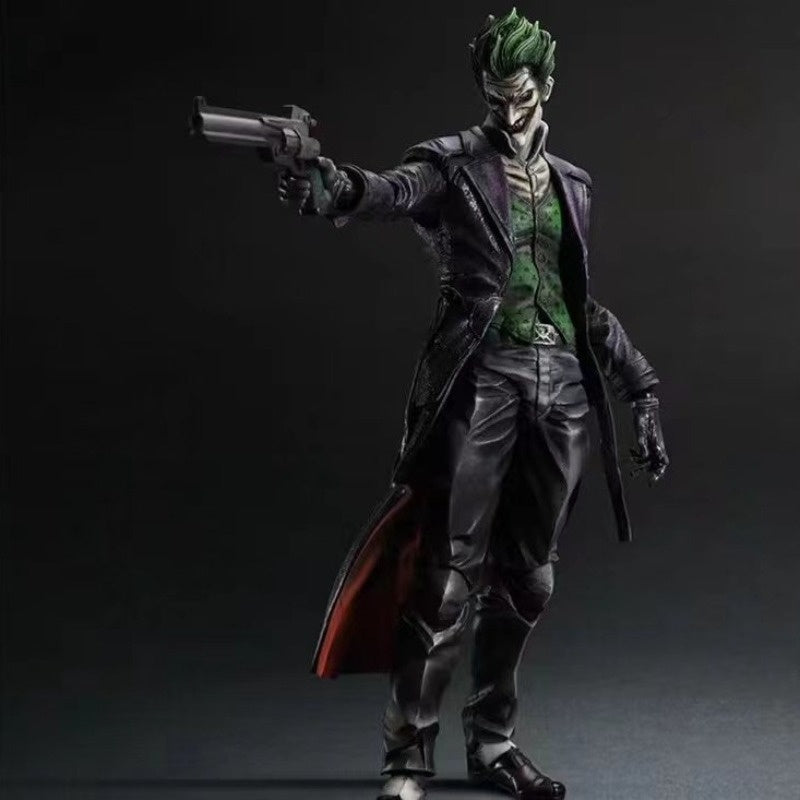 WB Warner Autorizovana PA Modifikovana Akciona Figura Džoker iz Arkham Origins, Napravljena od PVC Materijala, Klasični Filmski Kolekcioki Predmet, Veliki Ukras za Radni Sto za Kućišta Računara, Savršen Izbor za Rođendanske Poklone, Prazničnu Kupovinu