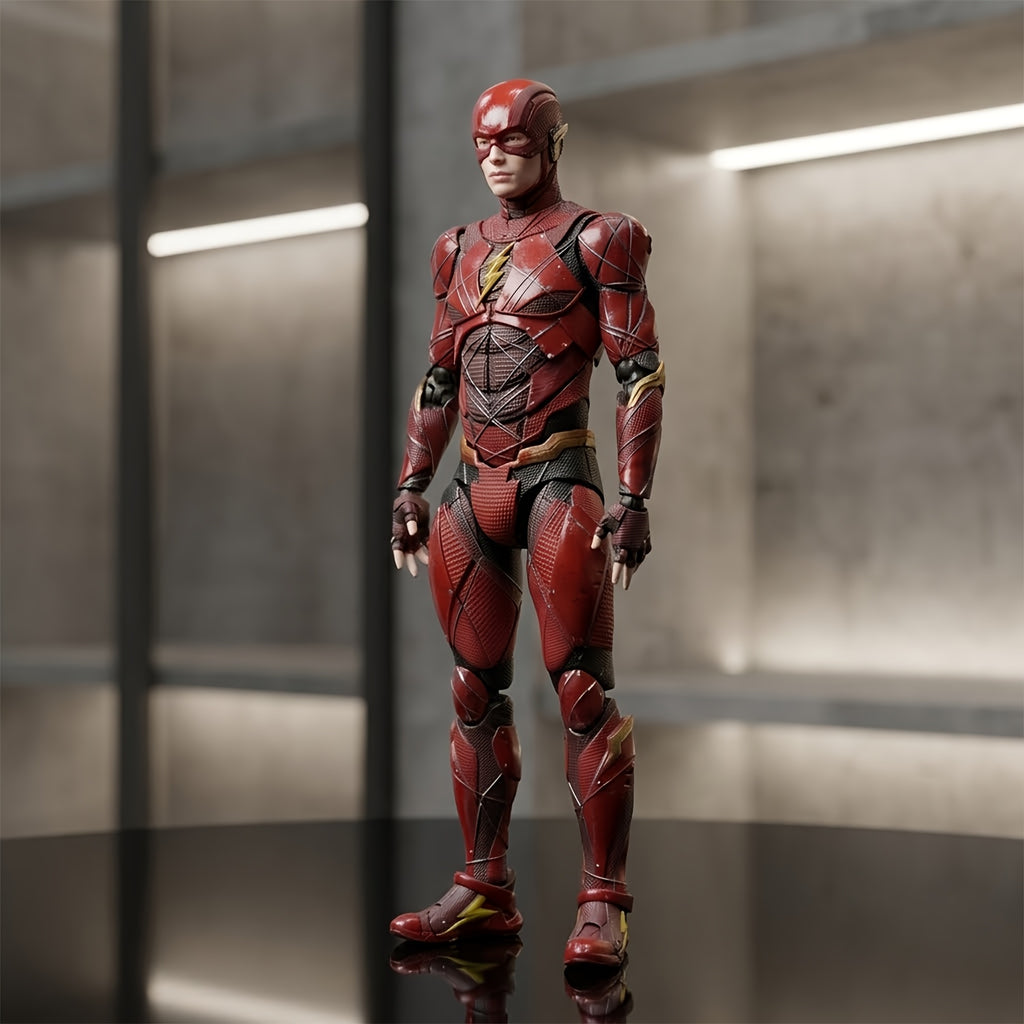 Službeno licencirani Warner Bros. DC Flash ručno rađeni kolekcionarski predmeti, DC Liga pravde, pogodni za Božić, Noć veštica, rođendanske poklone, dekoraciju doma, velike statue i ukrase za radni sto