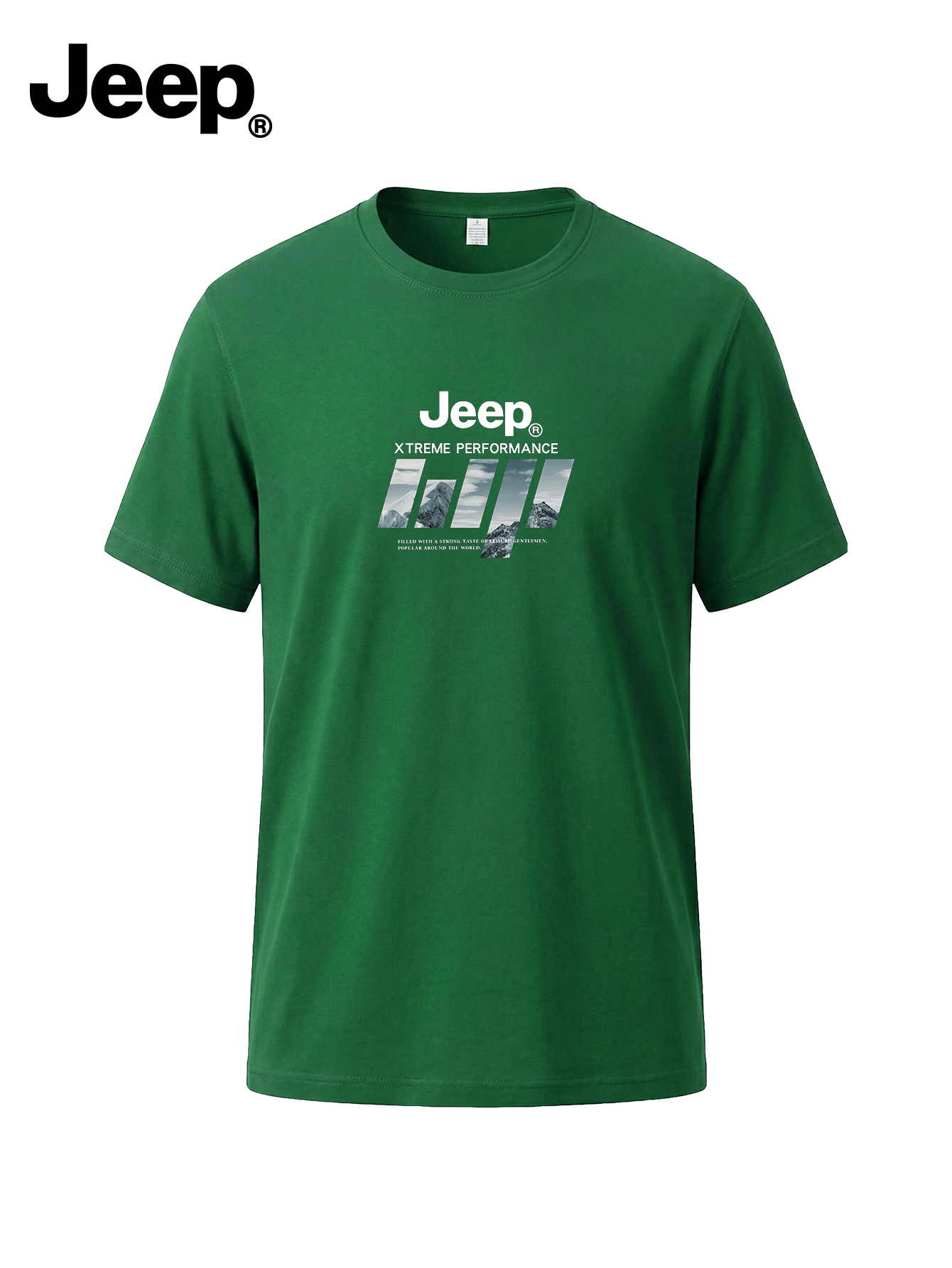 JEEP Proleće/Leto 2026 Nova Muška Majica sa Okruglim Izrezom, Cityboy Stil, Svestrana, Moderna, Jednostavna Majica sa Kratkim Rukavima i Printom