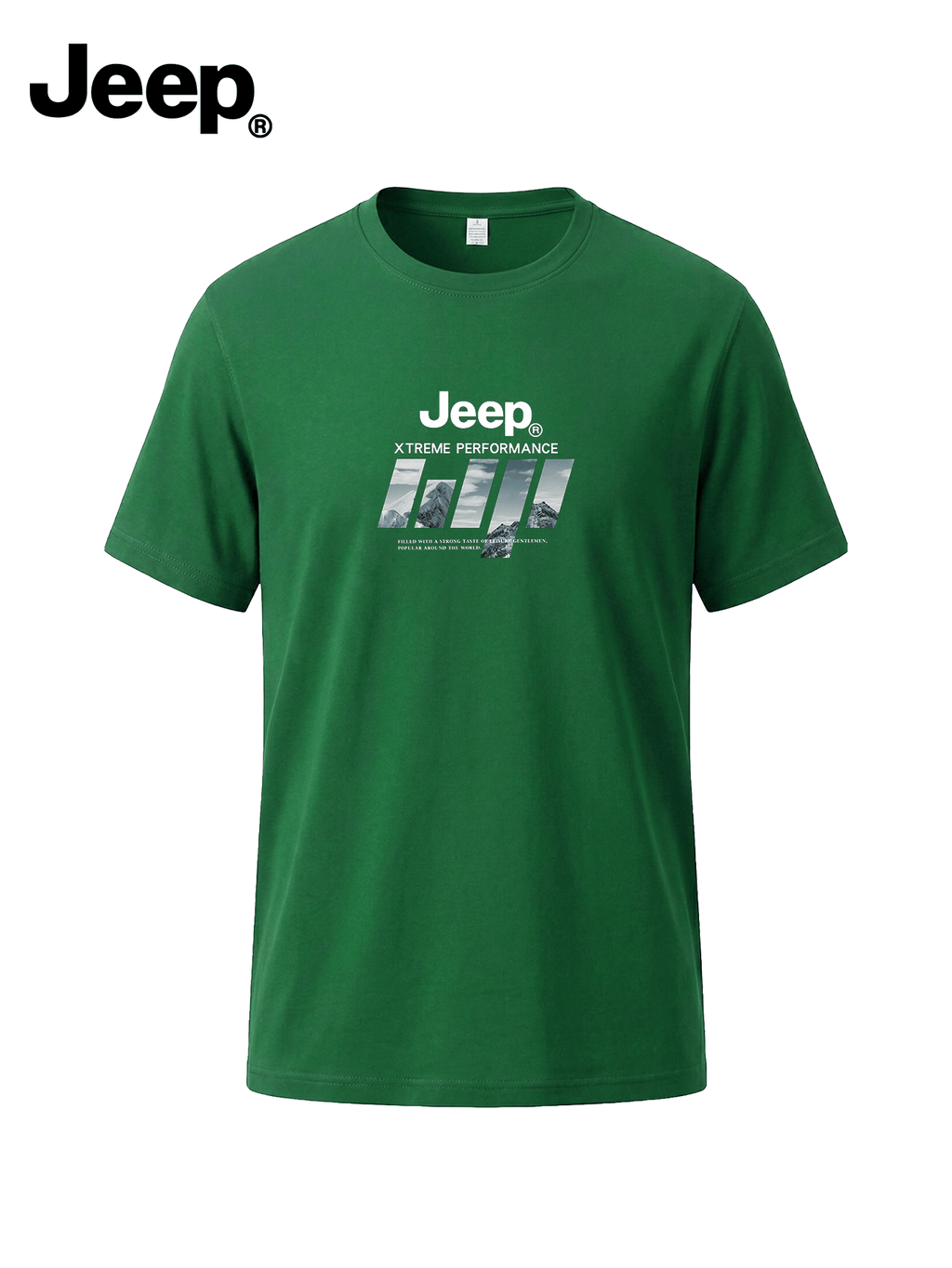 JEEP Proleće/Leto 2026 Nova Muška Majica sa Okruglim Izrezom, Cityboy Stil, Svestrana, Moderna, Jednostavna Majica sa Kratkim Rukavima i Printom