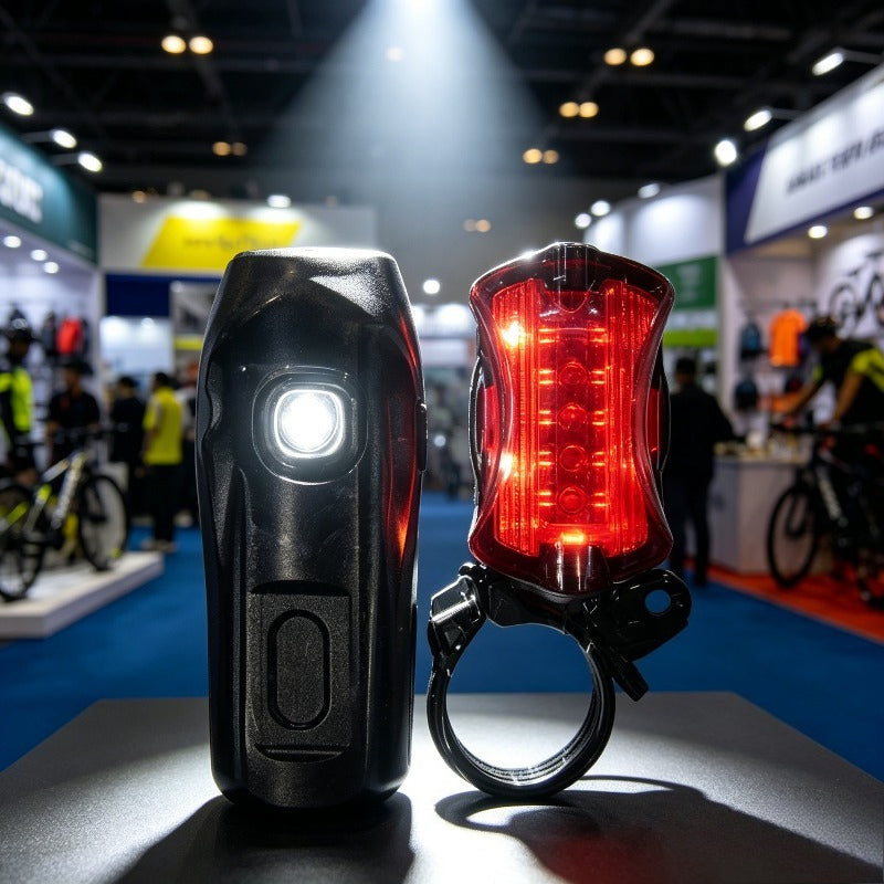 LED set prednjih i zadnjih svetala za bicikl za noćnu vožnju i sigurnosno upozorenje