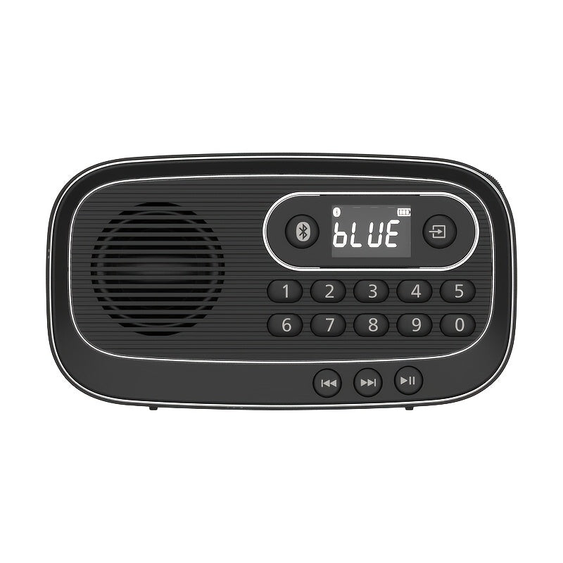 Philips TAR1100 Prenosivi Multifunkcionalni Radio Bežični Zvučnik, Kompatibilan sa FM Radijem, TF Karticom i MP3 Plejerom, Digitalno Ugađanje, Može se Priključiti Žične Slušalice za Slušanje Muzike, Može se Bežično Povezati sa Mobilnim Telefonima i Računa