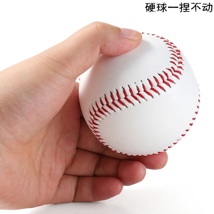 岑岑棒球 适用木棒 9号硬式训练用球 硬填充投掷练习球