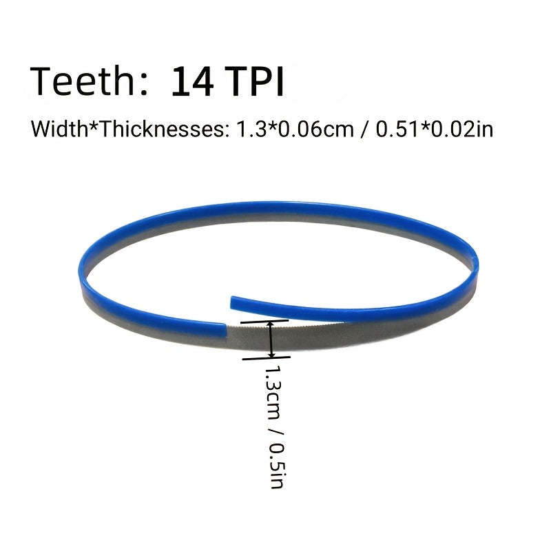 1140mm (44,88") M42 Bi-Metal Trake za Trakastu Pilu, 13x0,6mm Multi-TPI za Sečenje Drveta, Metala i Nerđajućeg Čelika, Set od 3 komada