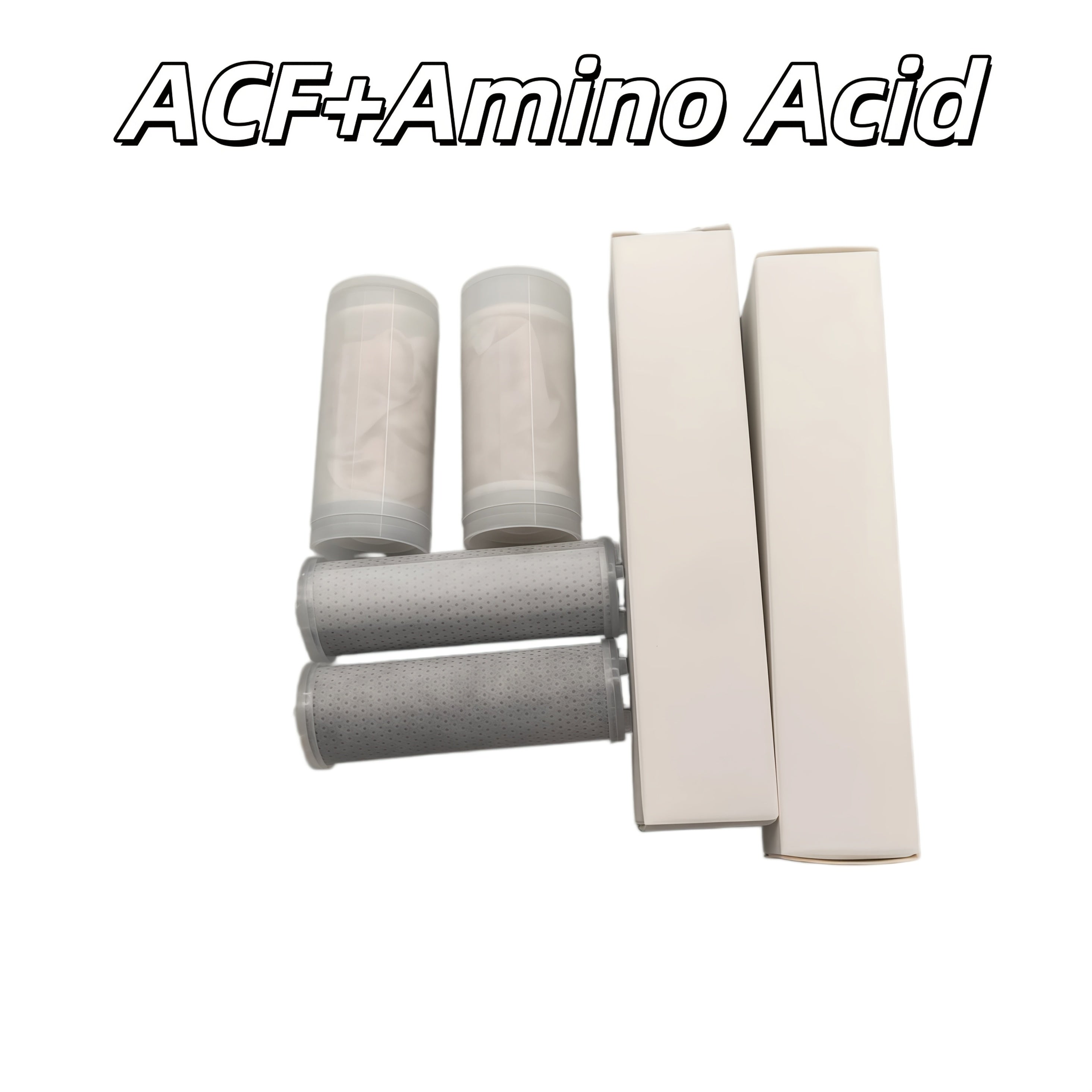 Visokokvalitetni filteri za zamenu u tuš glavi - ACF filter pogodan za uklanjanje kamenca i hlora, formula sa aminokiselinama ili vitaminom C od limuna za zdravu negu kose i kože, laka instalacija za kupatilne/tuš sisteme