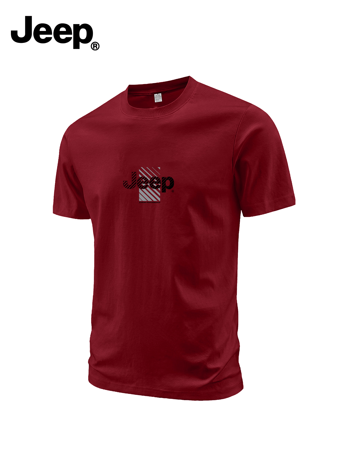 JEEP Proleće/Leto 2026 Nova Muška Majica Kratkih Rukava sa Olim Izrezom, Cityboy Stil, Raznovrsna, Moderna, Laka Štampa
