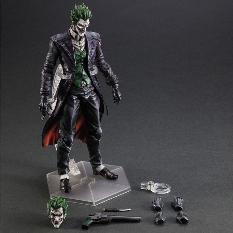 WB Warner Autorizovana PA Modifikovana Akciona Figura Džoker iz Arkham Origins, Napravljena od PVC Materijala, Klasični Filmski Kolekcioki Predmet, Veliki Ukras za Radni Sto za Kućišta Računara, Savršen Izbor za Rođendanske Poklone, Prazničnu Kupovinu