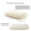 A TALALAY Natural Latex Pillow, Bread Structure Large Size Latex Pillow, Talalay Process Physical Foaming Is Healthier, High Elasticity, Soft And Q-Elastic to The Touch with Support
