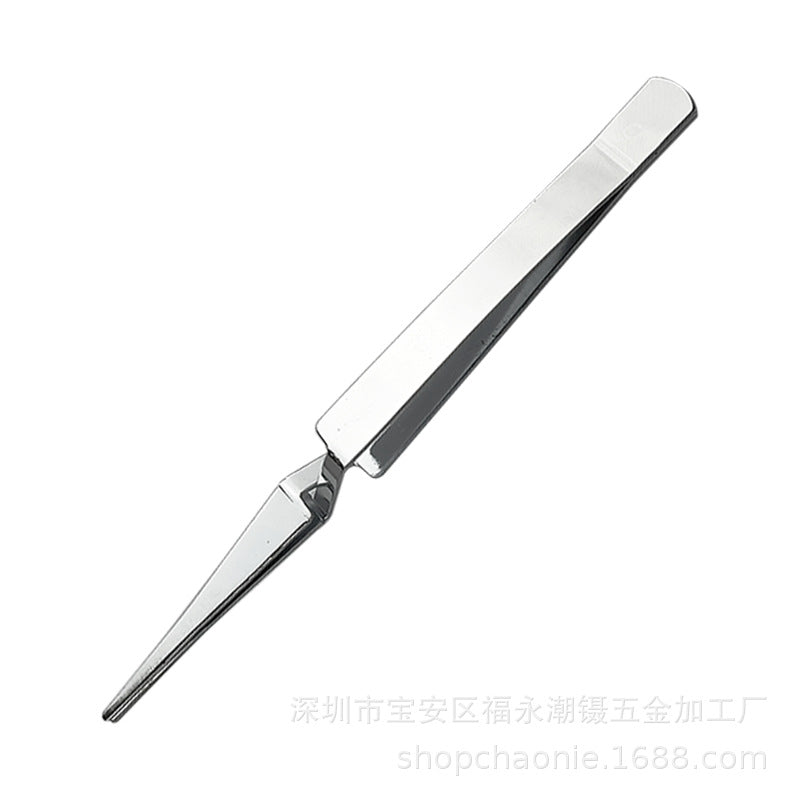 不锈钢镊子四件套5件套吸卡镊子维修镊子浸塑镊子光柄小镊子批发