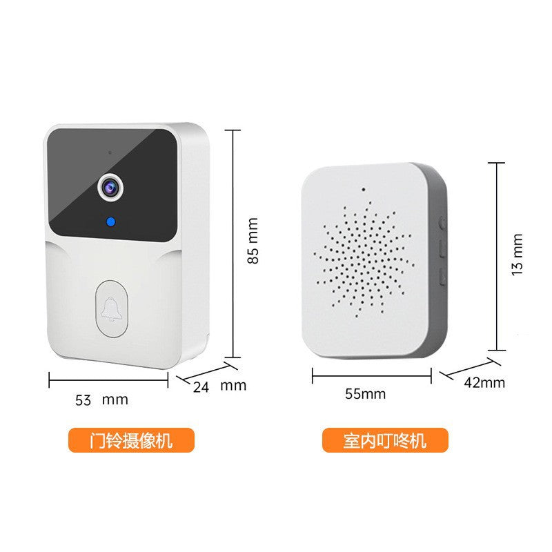 厂家直供跨境新品叮咚机无线wifi家用低功耗远程对讲智能可视门铃