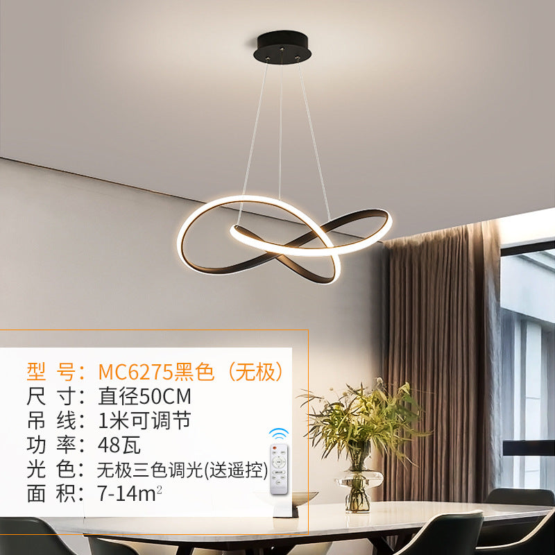 餐厅吊灯现代简约饭厅餐桌灯吧台网红卧室吊灯2026年新款中山灯具